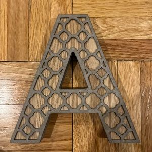 Wooden A, great condition, brand new with tag